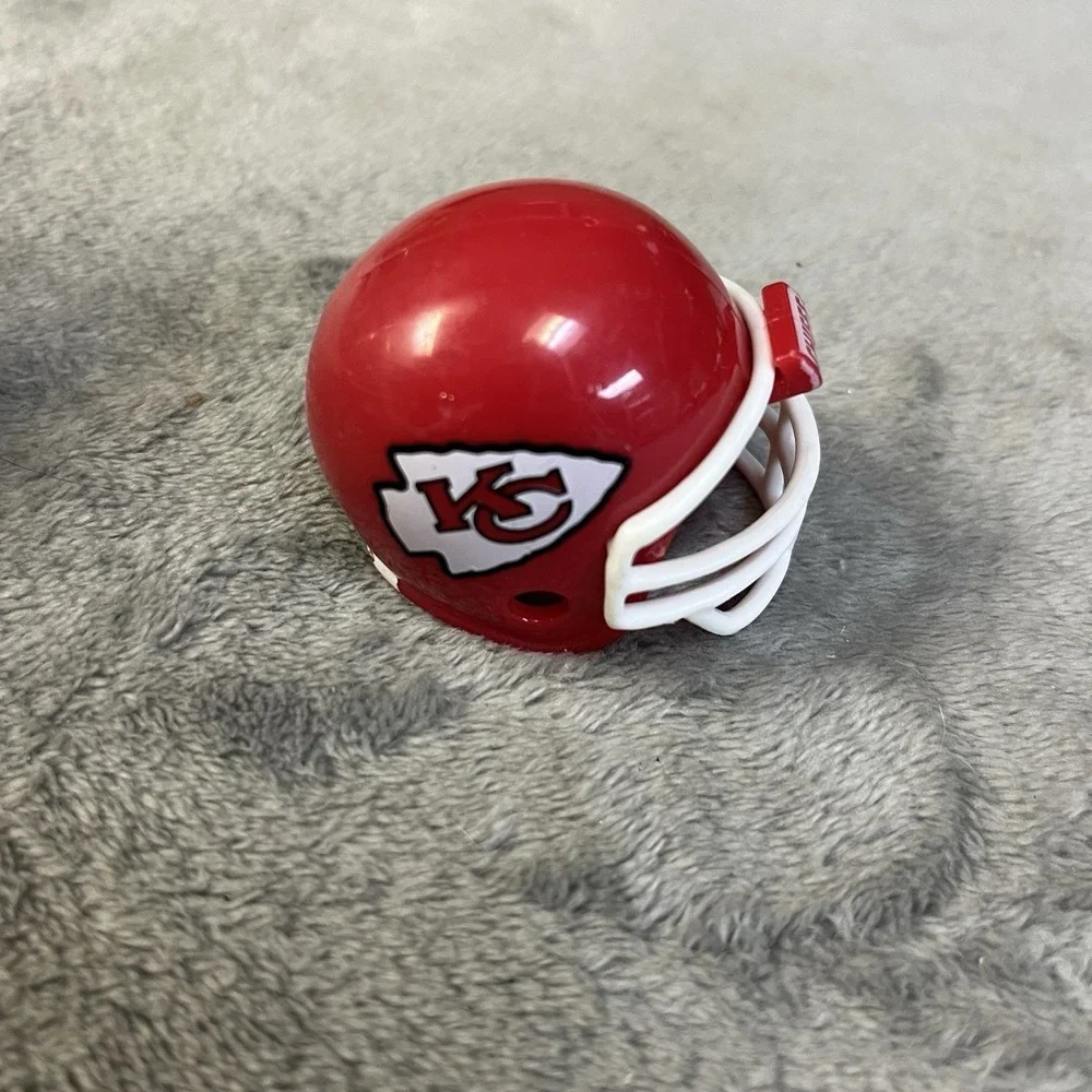 Kansas City Chiefs MIGHTY RACERS Replacement MINI Football HELMET Cake Topper